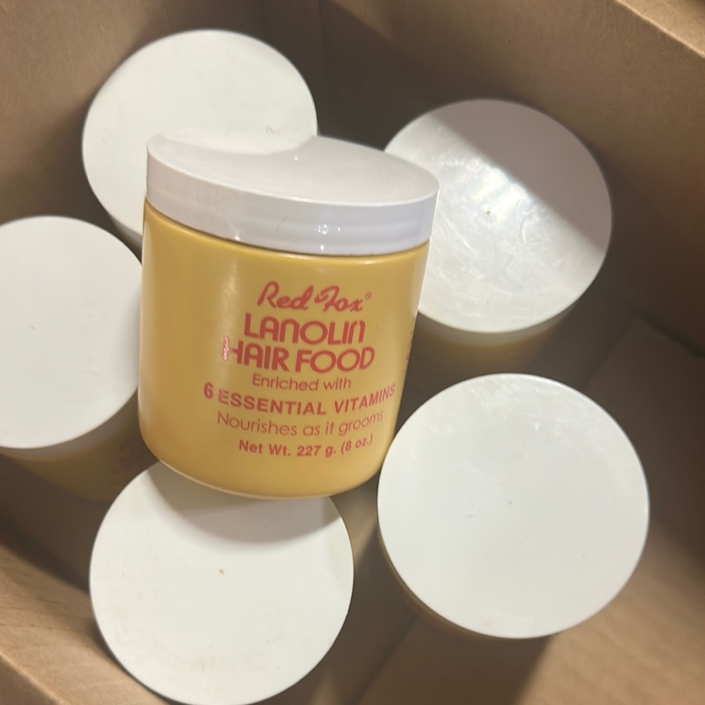 Bundle of 6 Red Fox Lanolin Hair Food